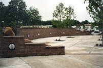 Retaining Walls- Courtyard in West Chester