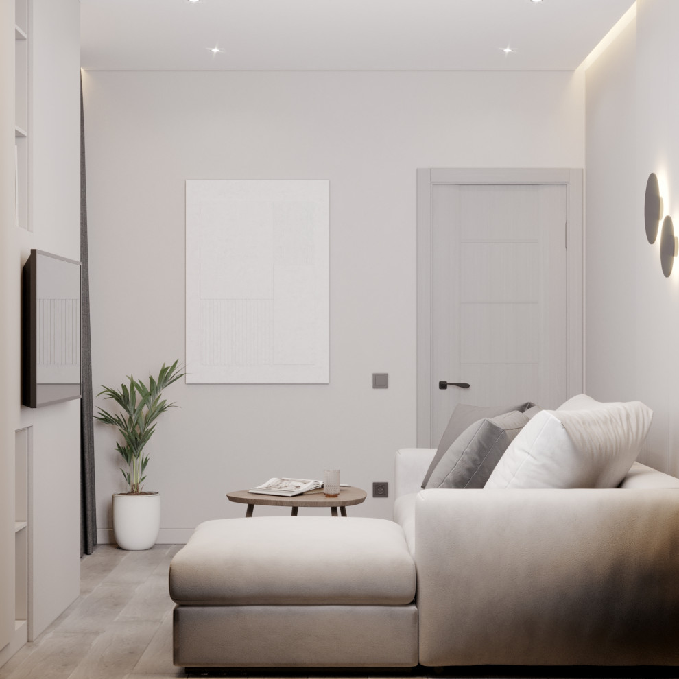 Дизайн гостиной в ЖК Арсенал г. Пермь