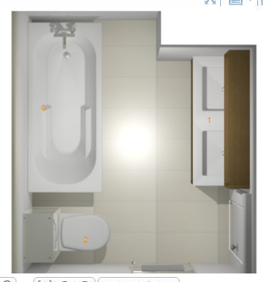 Quelle disposition pour ma salle de bain Salle deau:faience avec frise verticale