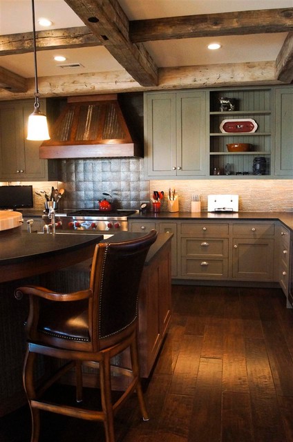View into Kitchen rustic-kitchen