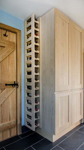 Shaker Traditional Kitchen with a Handle-less Twist transitional-kitchen