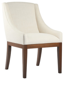 South Cone Home Violette Dining Chair, Sand, Cognac Finish