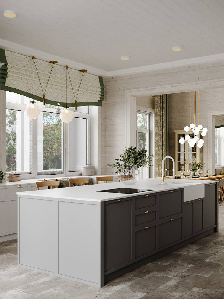 Дизайн-проект дома из клееного бруса в КП «Ново-луговая»