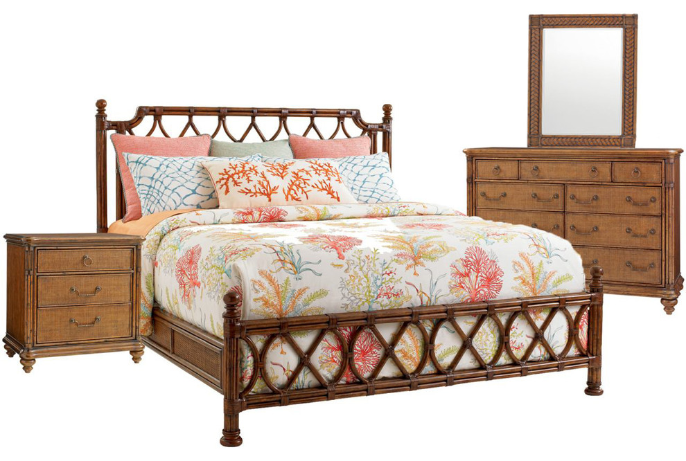 Tommy Bahama Home Bali Hai Bedroom Set - Tropical - Bedroom Furniture ...