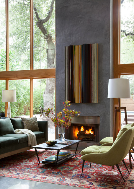 Barton Hills trendy-dagligstue