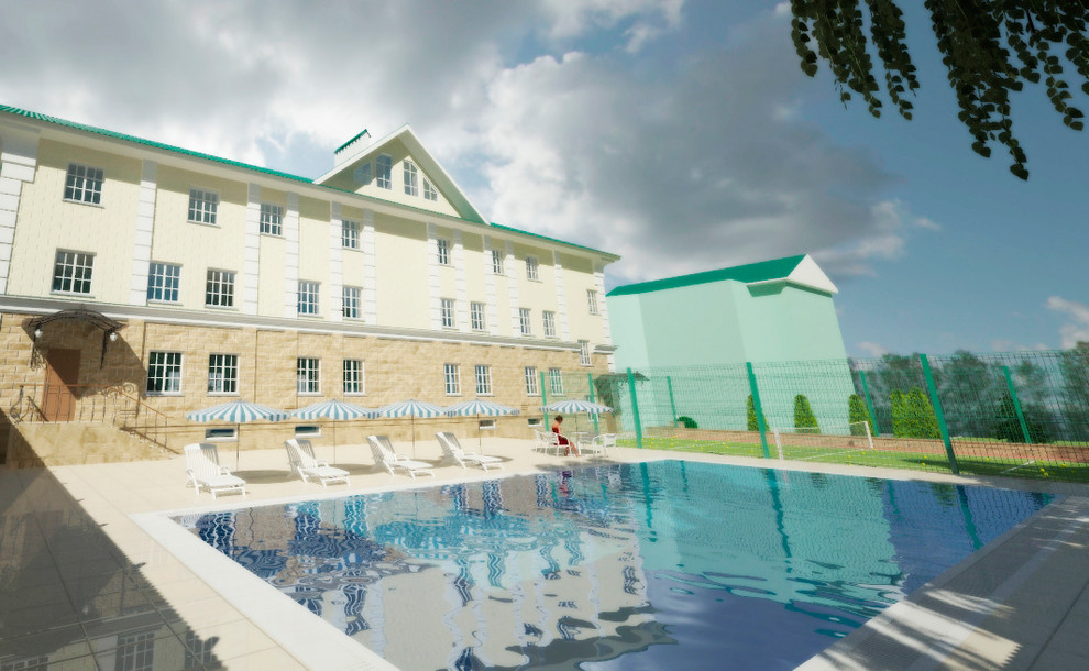 Дизайн внешнего вида и благоустройство территории частного жилого дома