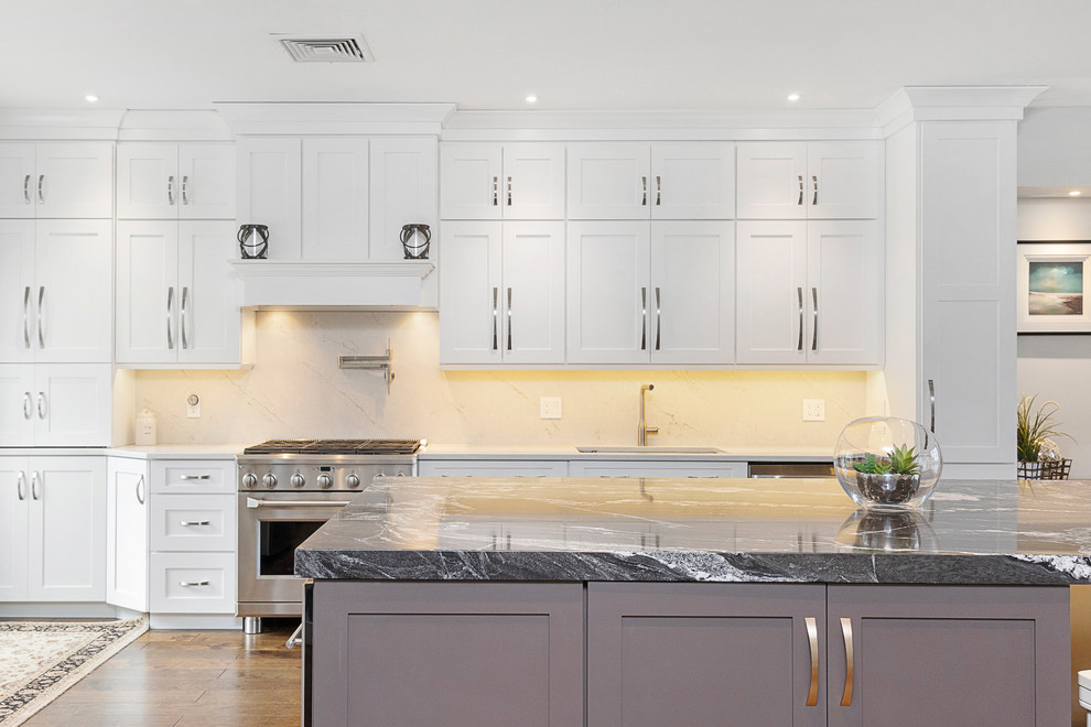 Kitchen - transitional kitchen idea in Boston