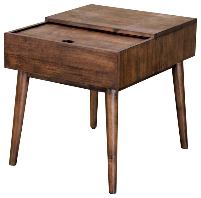 Rectangular End Table Sliding Top Midcentury Side Tables And Rectangular End Table Sliding Top Midcentury Side Tables And By Gwg