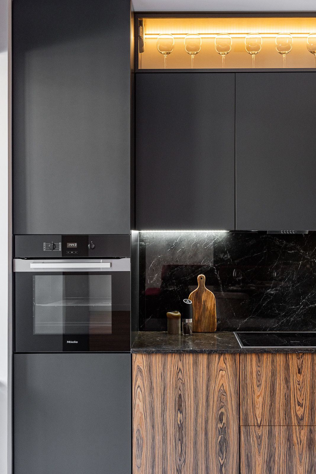 Реализованный проект трёхкомнатной квартиры в современном стиле, г. Уфа.