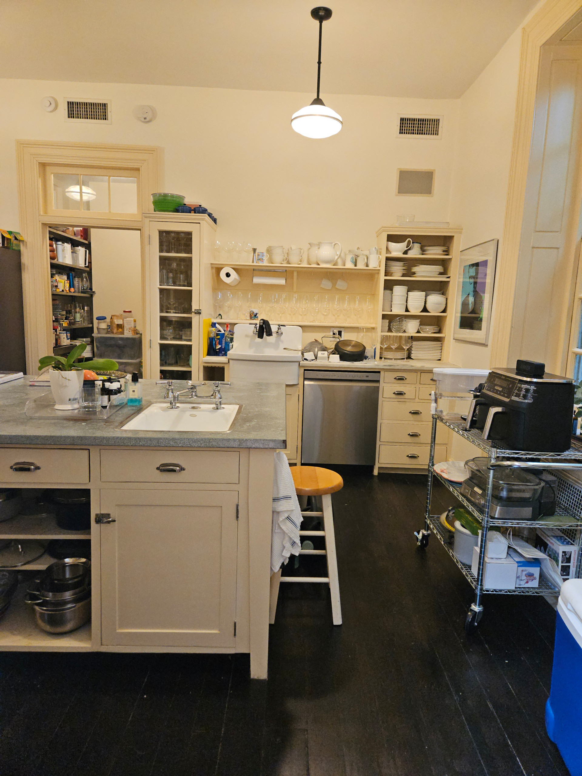 BEFORE island and sink