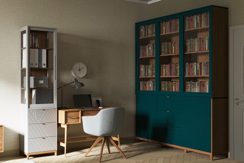 Гостиная с яркими акцентами