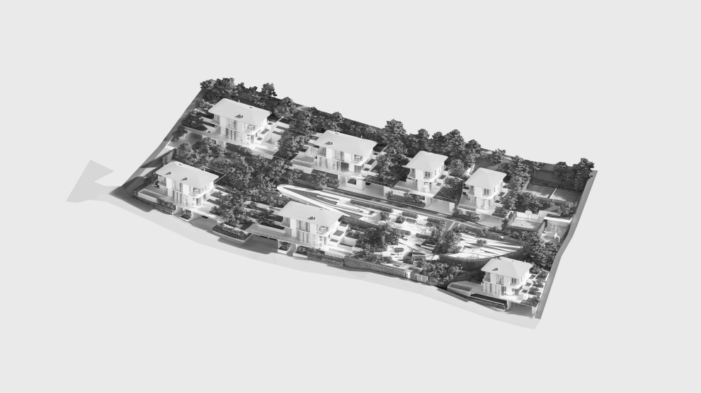 Коттеджный поселок в Тивате