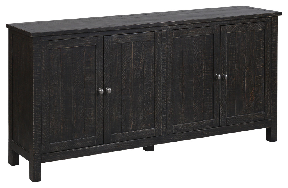 STEIN WORLD 17542 Thornton 4-Door Credenza in Antique Black - Farmhouse -  Buffets And Sideboards - by ELK Group International | Houzz