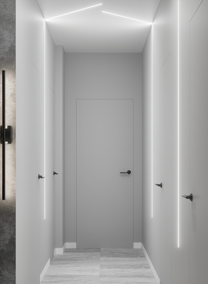 Дизайн интерьера в серых тонах