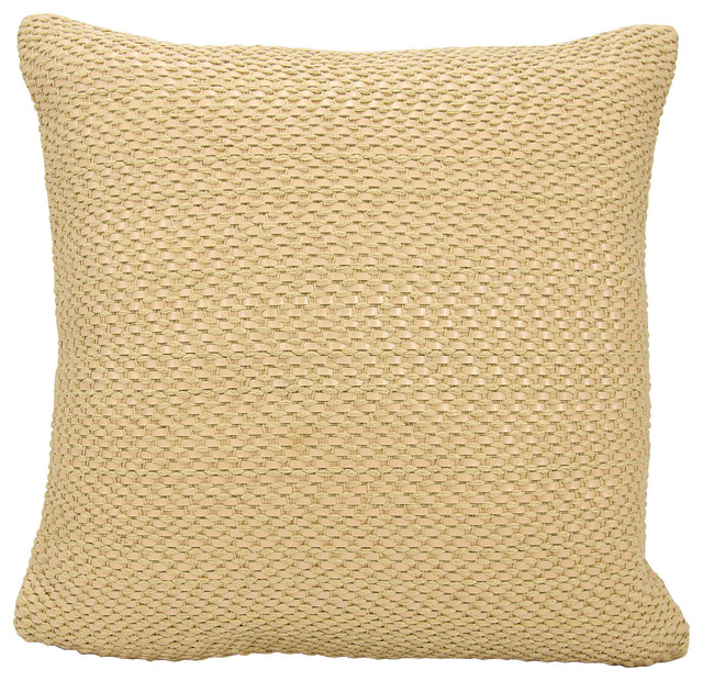 Nourison Joseph Abboud Leather Basket Weave M1250 Throw Pillow