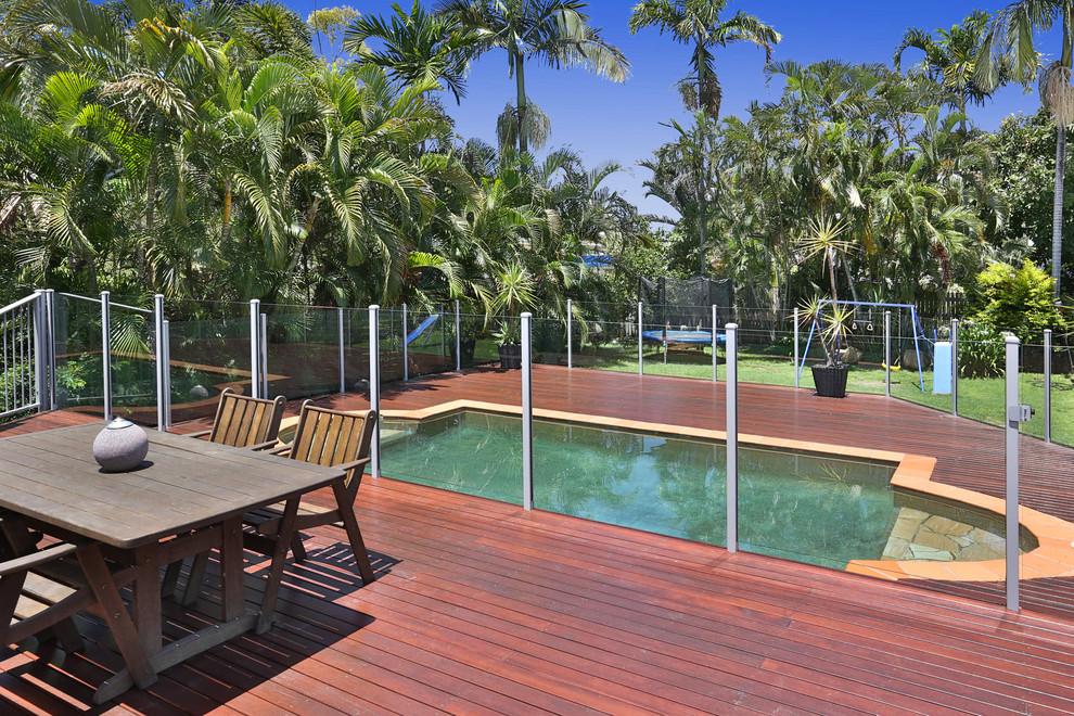 Tropical deck in Townsville.