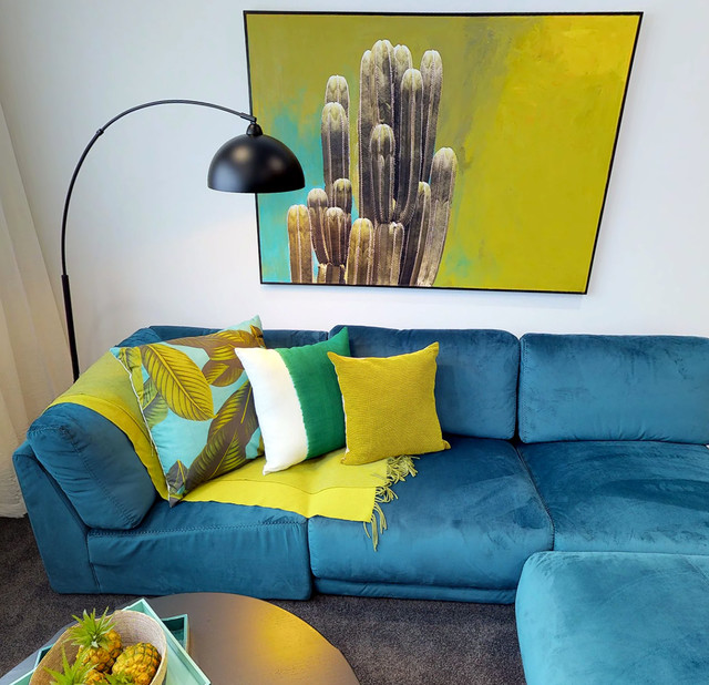 The RICHMOND / Double Storey Display Home contemporary-living-room