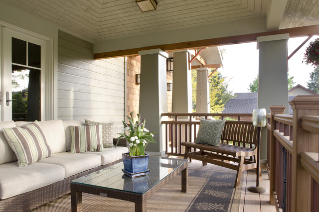 Craftsman front porch amerikansk-craftsman-veranda