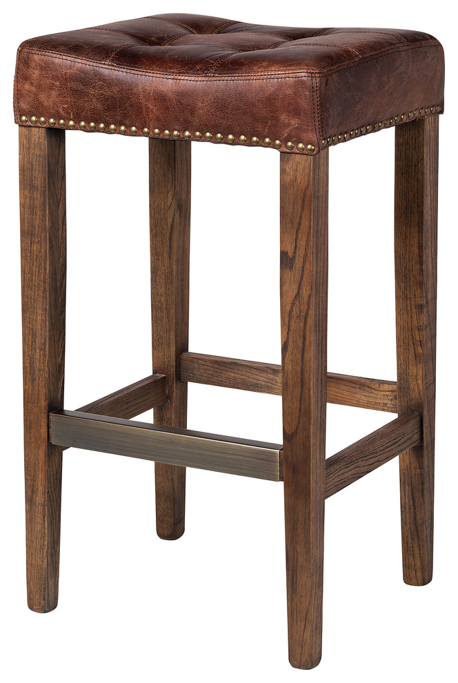 Ash Bar Stool Transitional Bar Stools And Counter Stools by The Khazana Home Austin