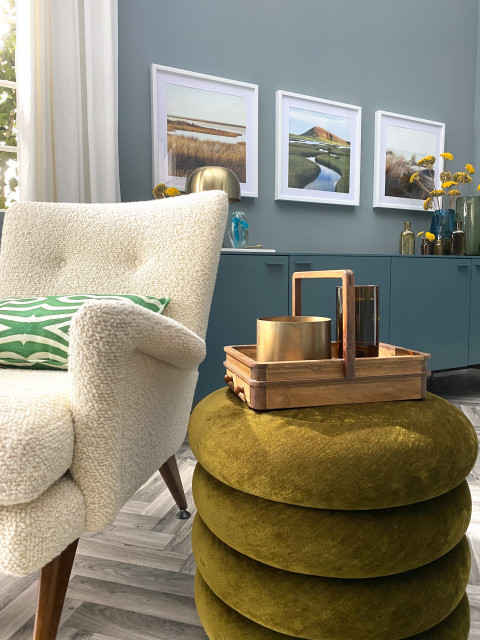 The Emerald Suite retro-vardagsrum