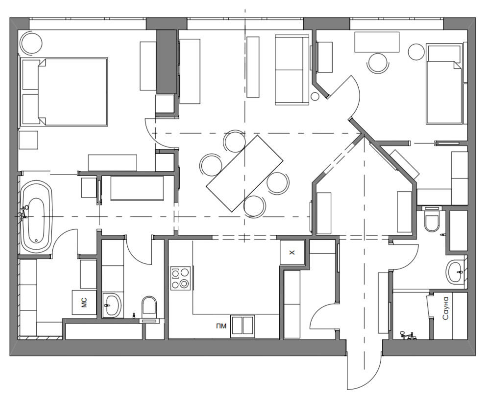 Квартира дизайнера