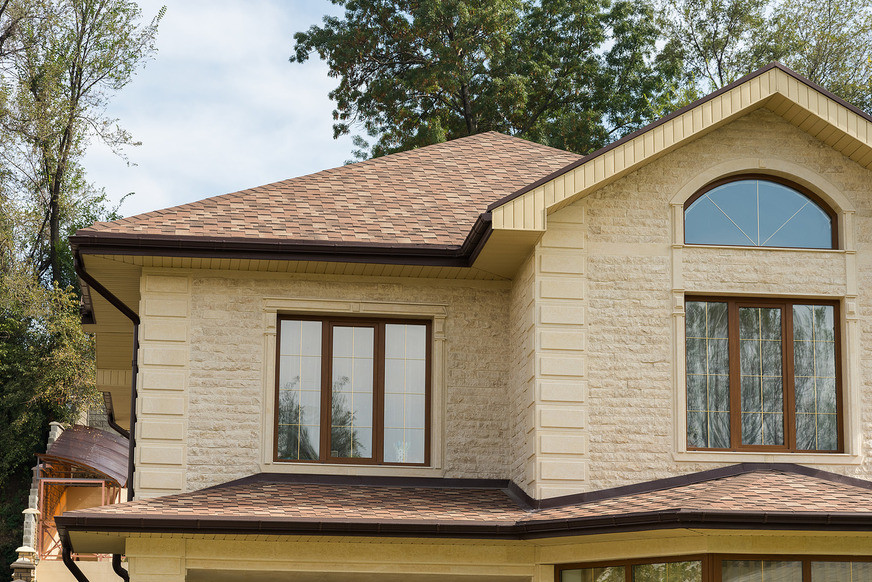 Гибкая черепица ТЕХНОНИКОЛЬ SHINGLAS, коллекция РУМБА, цвет АРАХИС