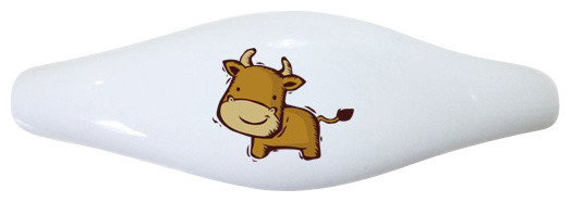 Bull Kids Ceramic Series, Drawer Pull