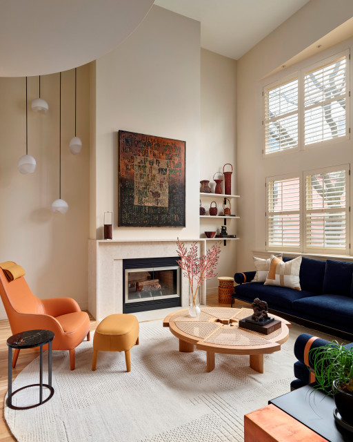 Race Street House contemporary-living-room