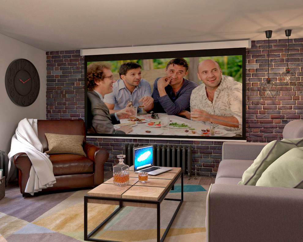 Мансарда в стиле лофт.