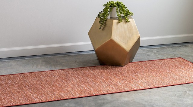 Solid/Striped Garden Variety Area Rug, 10'2