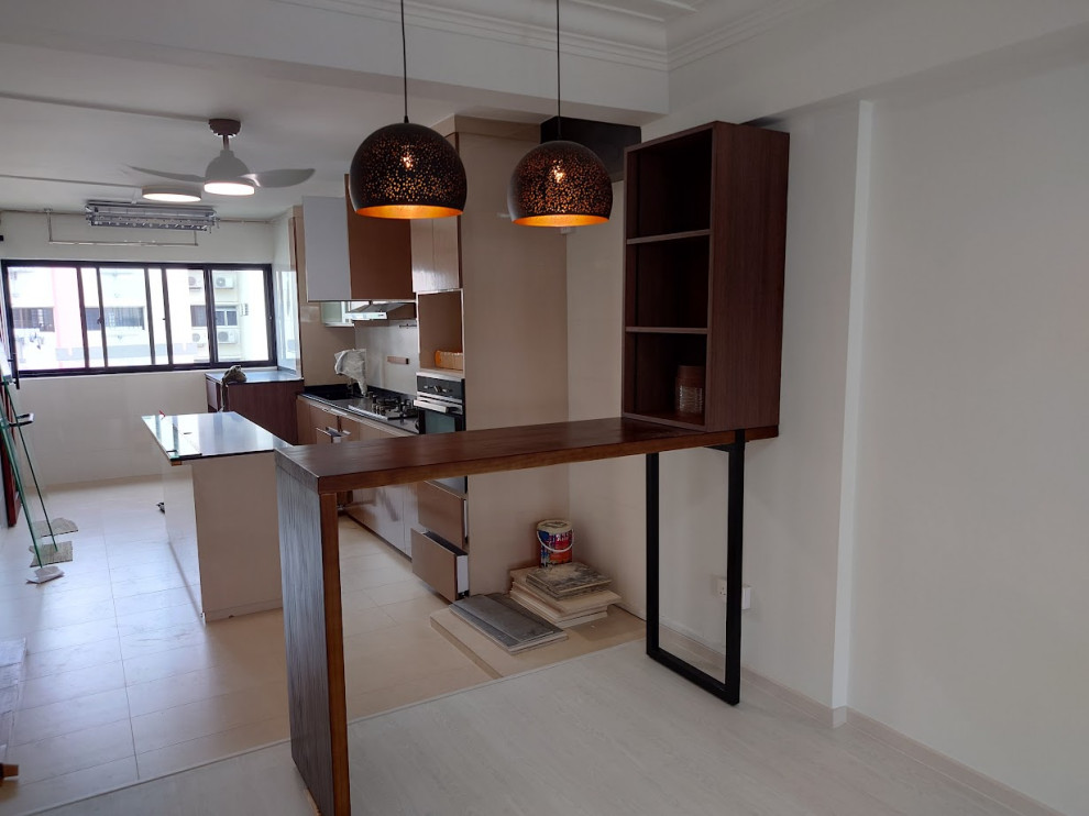 Photo of an Asian living room in Singapore.