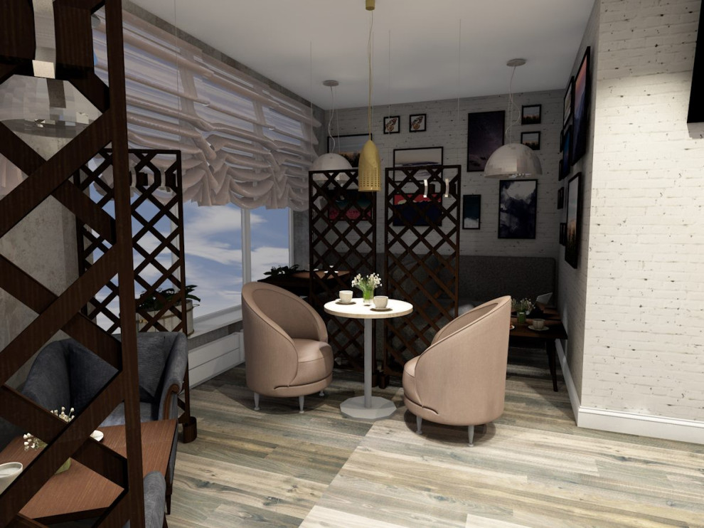 Дизайн-проект кафе быстрого питания в Новокузнецке