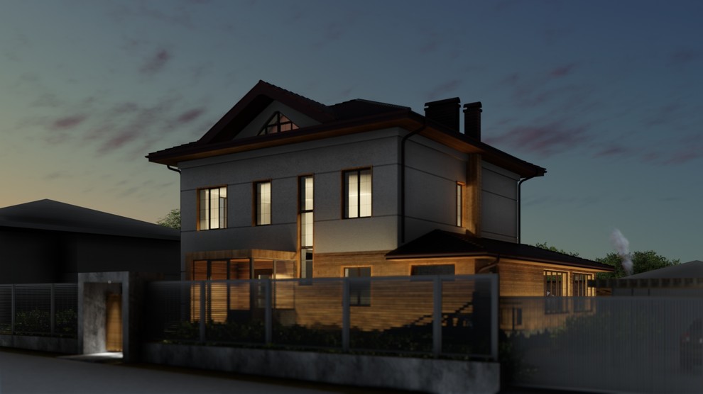 Полный проект частного дома в пос. Новый, Калининградская обл.