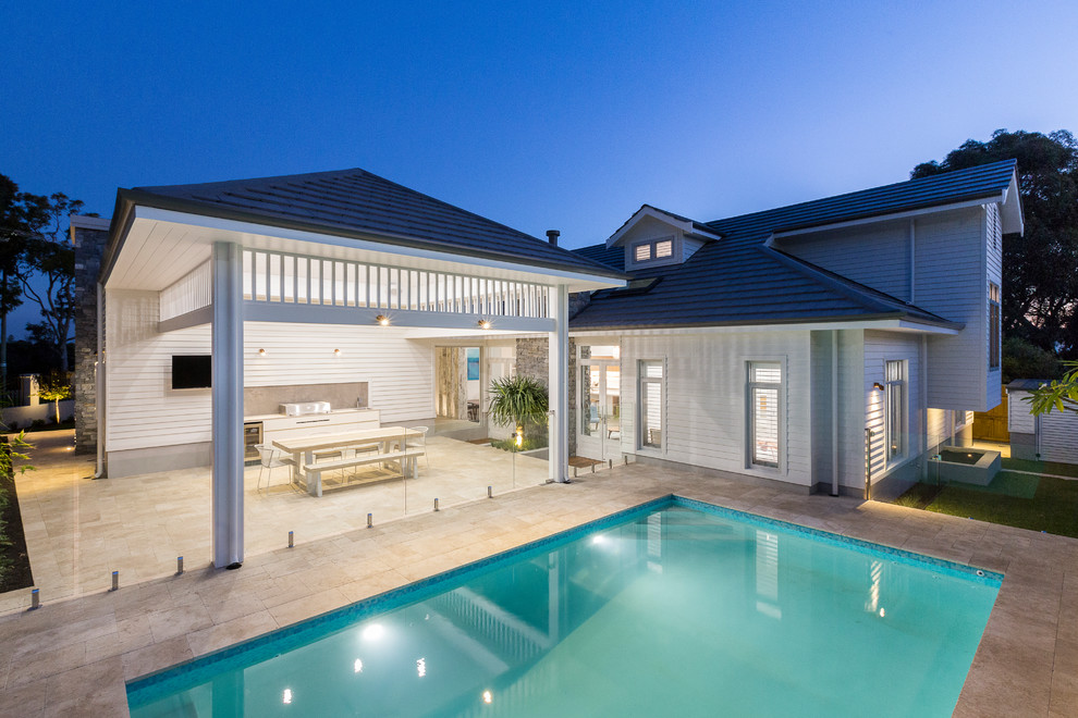 Beach style pool in Perth.