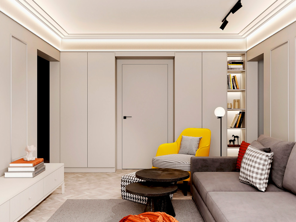 гостиная с элементами классики