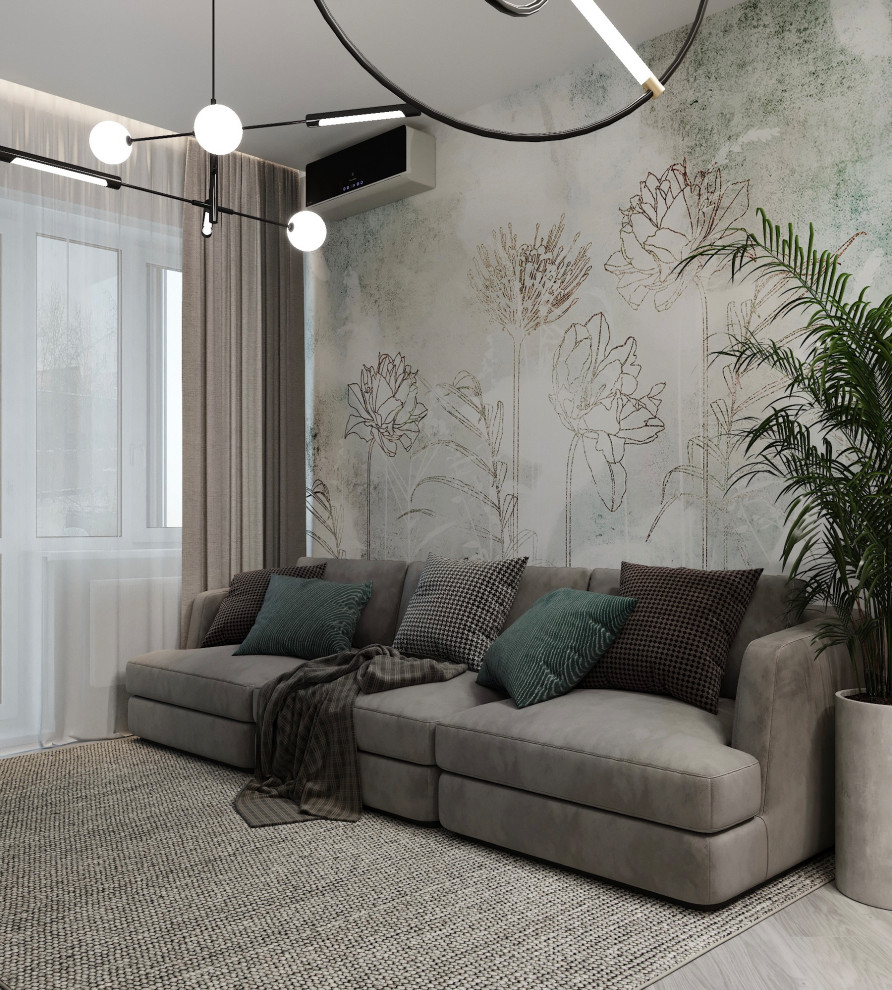 "Ничего лишнего". Квартира 70 кв.м., ЖК "Отражение"