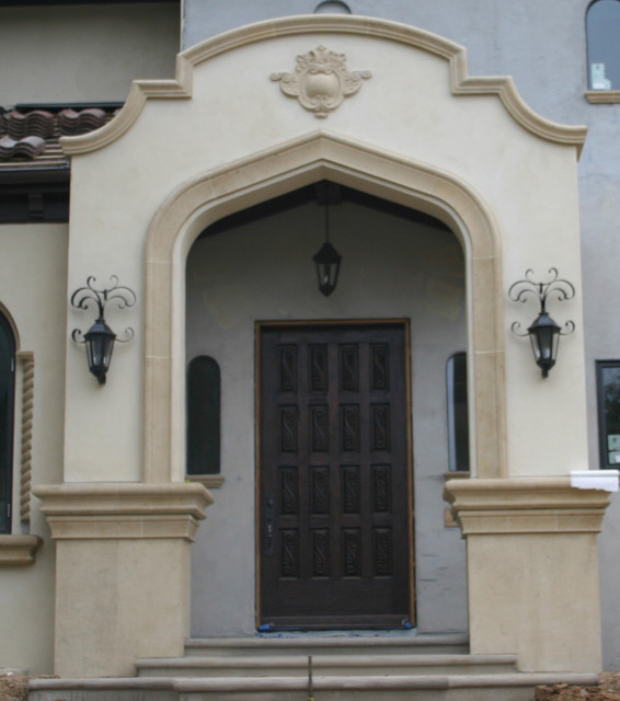 Exterior Molding & Trim enhance doors and windows - Mediterranean ...