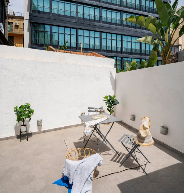 Reforma de lujo en Barcelona trendy-terrasse