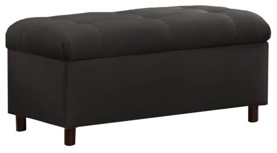 Custom Langley Upholstered Storage Bench