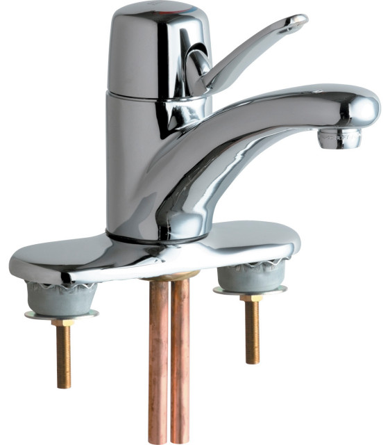 Chicago Faucets 2200-4AB Centerset Bathroom Faucet - Chrome