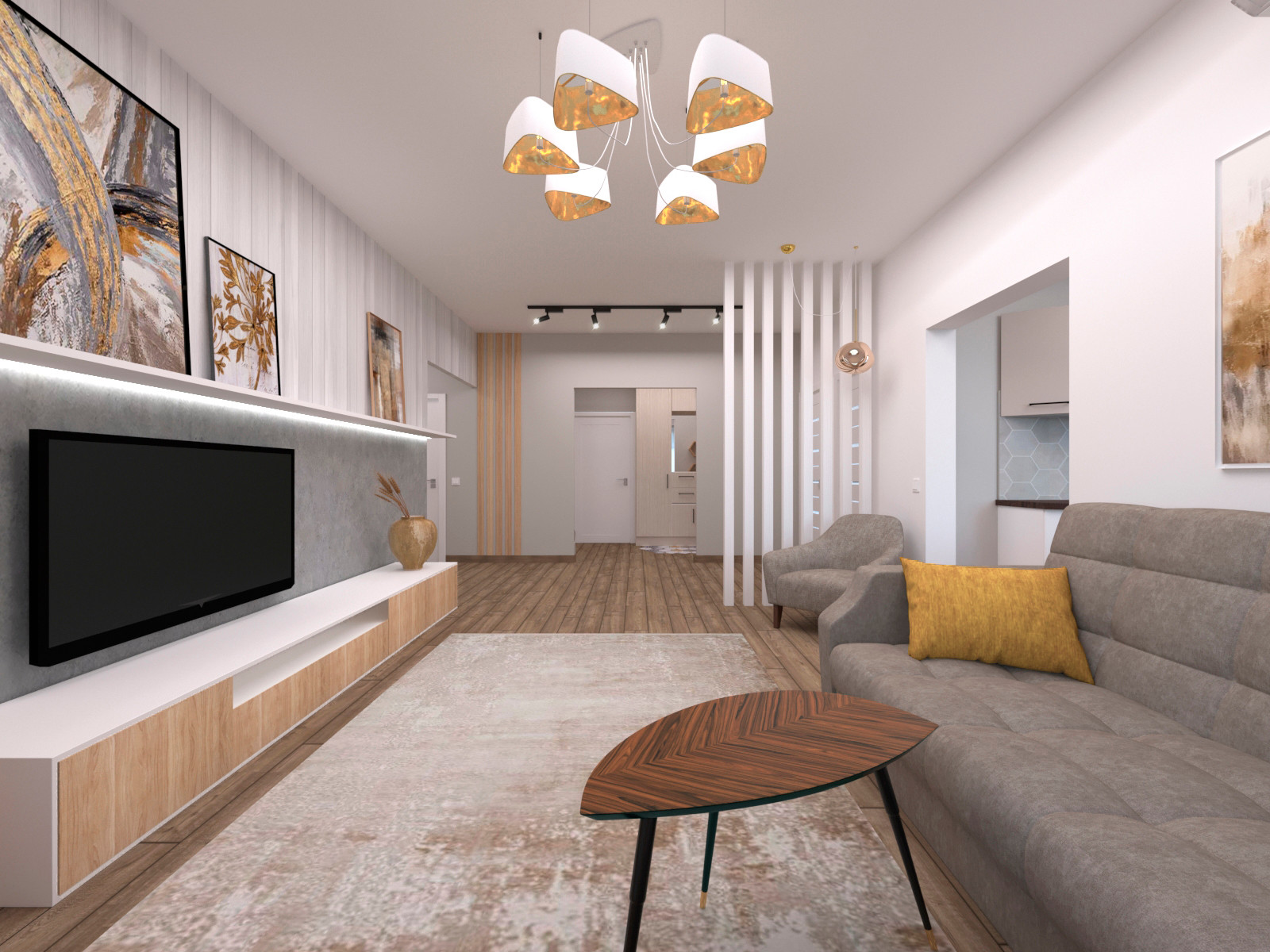 Сканди интерьер в Нижневартовске