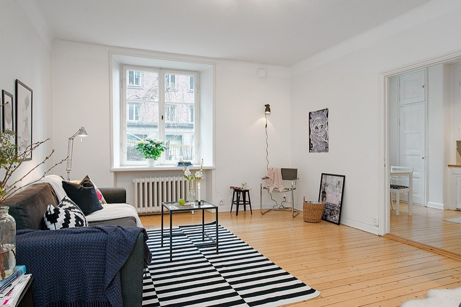 Однокомнатная квартира 58 кв. м.