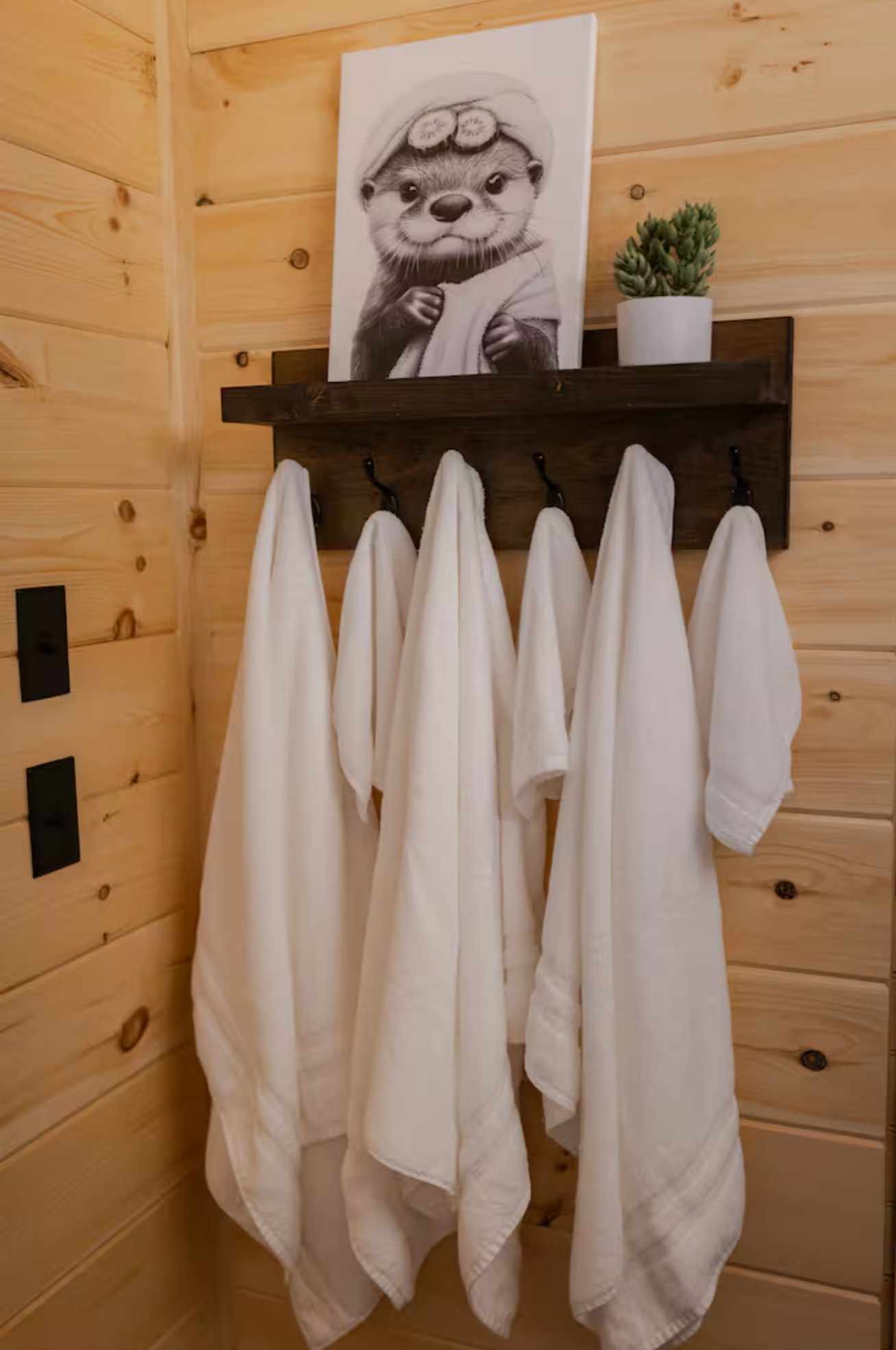 The Otter Nook Towel - in Bathroom