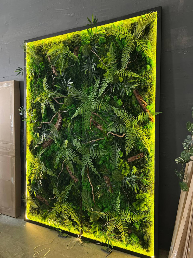 Панно из стабилизированного мха