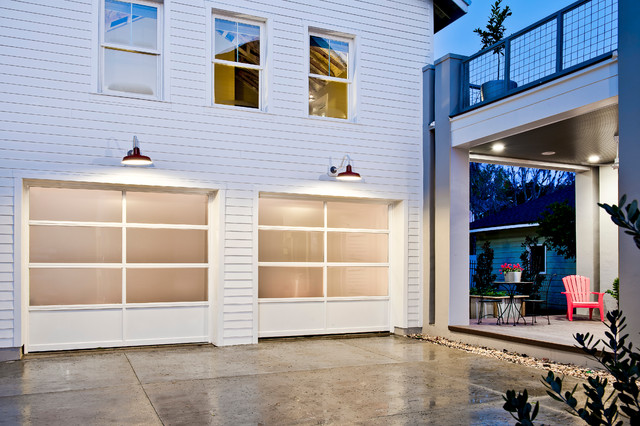 All Glass Garage Door With Aluminum Frame Minimalistisch