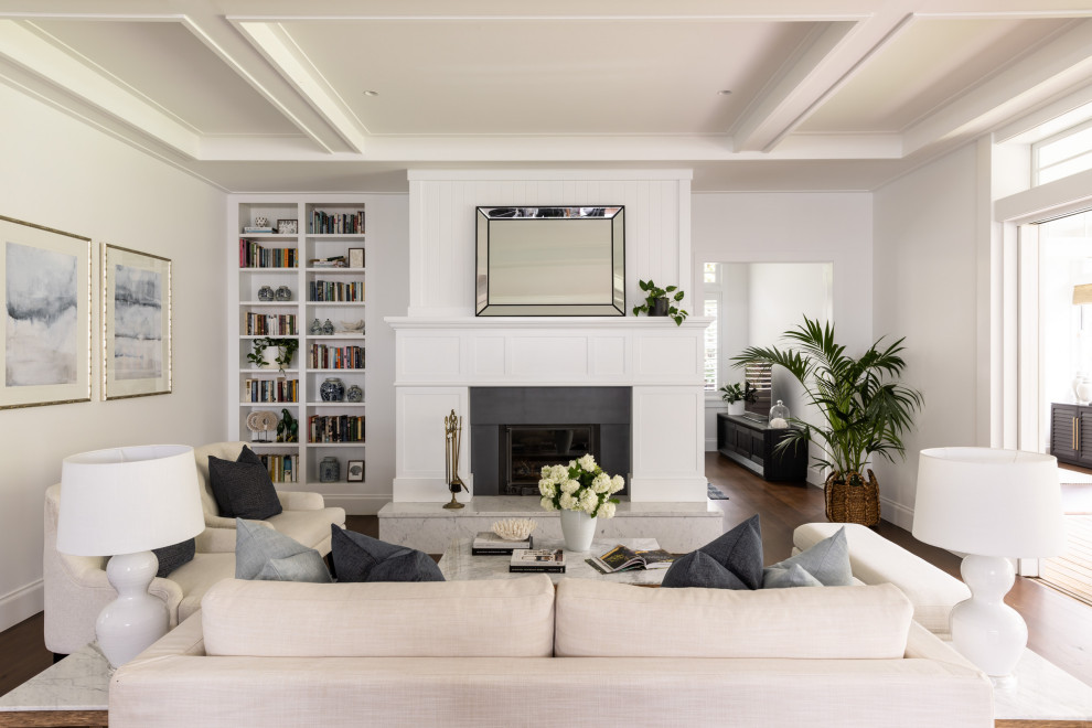 Avalon Beach Residence - Beach Style - Living Room - Sydney - by Stritt ...