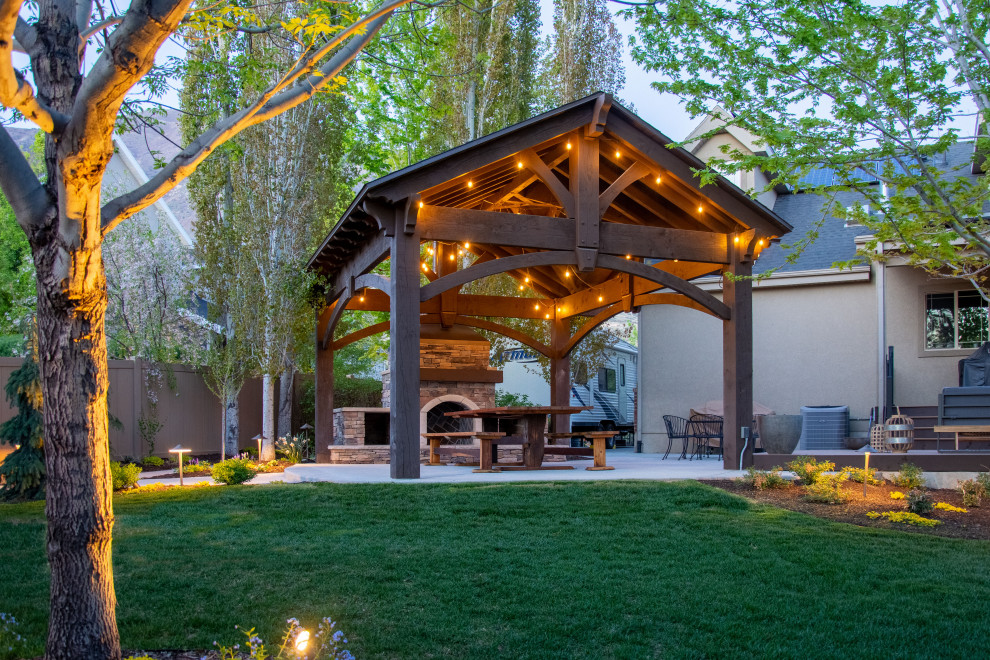 Entertainment Size | 3rd Gable Pavilion Kit and Deck - Deck - Salt Lake ...