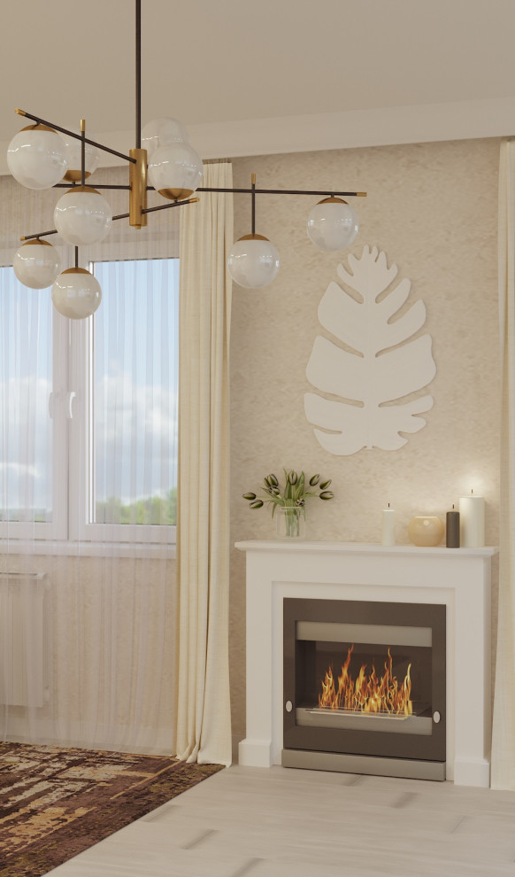 Воздушная гостиная, 20 м2