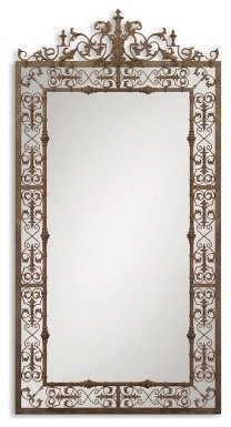 Uttermost Varese Arched Oversize Wall / Leaning Floor Mirror - 41.75W x 82.25H i