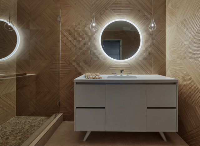 Roxbury Park Residence retro-lille-badevaerelse